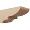 Ekena Millwork 9"W x 18"D x 9"H Wide Ridgewood Rough Cedar Woodgrain TimberThane Corbel, Primed Tan CORUR09X18X09RIDRCPR - alternate 1